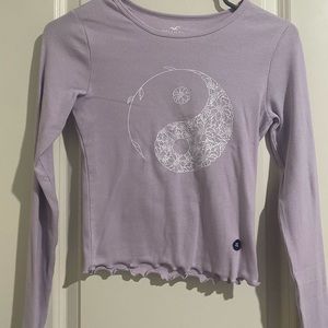 This is a hollister crop sweatshirt